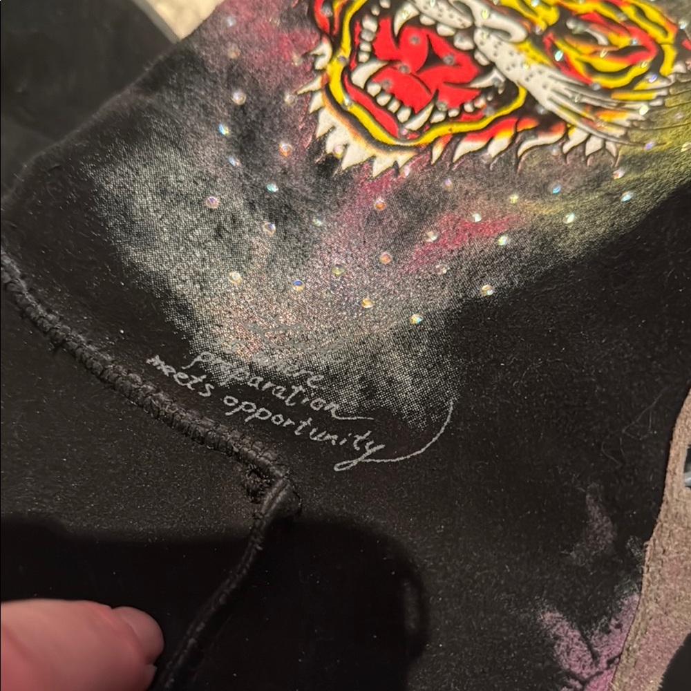 Ed hardy suede boots - Picture 4 of 8